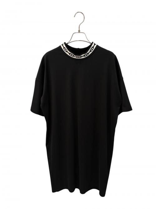 HERMES（エルメス）HERMES (エルメス) リブ シェーンダンクル カットソーワンピース ブラック サイズ:36の古着・服飾アイテム