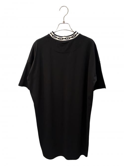 HERMES（エルメス）HERMES (エルメス) リブ シェーンダンクル カットソーワンピース ブラック サイズ:36の古着・服飾アイテム