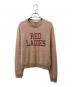 RED VALENTINO（レッドヴァレンティノ）の古着「アンゴラロゴニット」｜ピンク