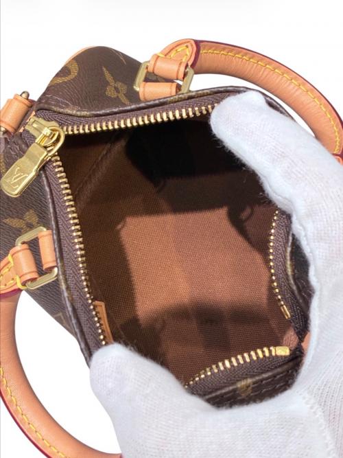 LOUIS VUITTON（ルイ ヴィトン）LOUIS VUITTON (ルイ ヴィトン) ナノスピーディ ブラウン サイズ:ナノの古着・服飾アイテム