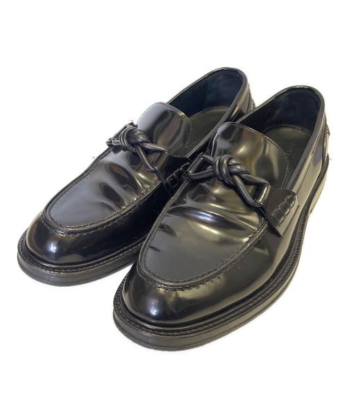 BOTTEGA VENETA（ボッテガベネタ）BOTTEGA VENETA (ボッテガベネタ) アステアローファー ブラック サイズ:39の古着・服飾アイテム