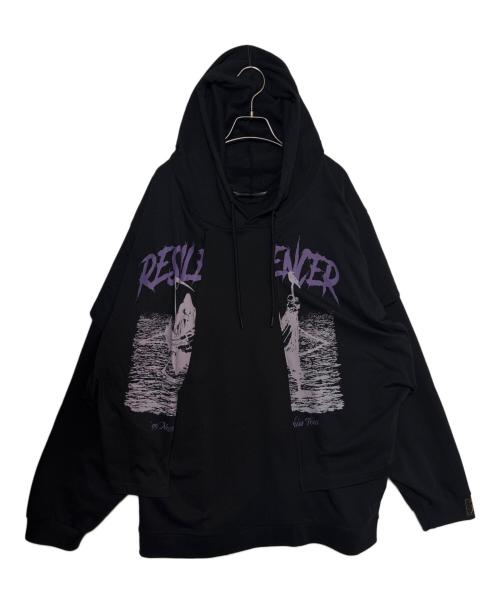 RAF SIMONS（ラフシモンズ）RAF SIMONS (ラフシモンズ) オーバーサイズドッキングパーカー ブラック サイズ:Sの古着・服飾アイテム