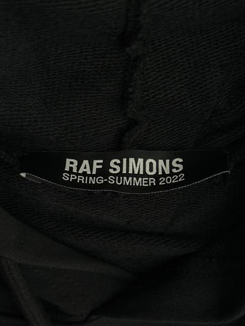 RAF SIMONS（ラフシモンズ）RAF SIMONS (ラフシモンズ) オーバーサイズドッキングパーカー ブラック サイズ:Sの古着・服飾アイテム