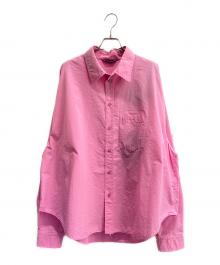 BALENCIAGA（バレンシアガ）の古着「オーバーサイズシャツ」｜ピンク