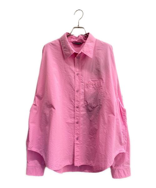 BALENCIAGA（バレンシアガ）BALENCIAGA (バレンシアガ) オーバーサイズシャツ ピンク サイズ:38の古着・服飾アイテム