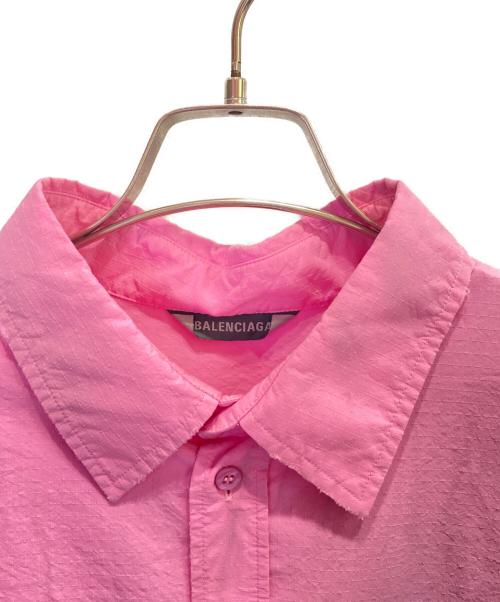 BALENCIAGA（バレンシアガ）BALENCIAGA (バレンシアガ) オーバーサイズシャツ ピンク サイズ:38の古着・服飾アイテム