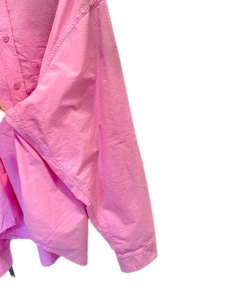 BALENCIAGA（バレンシアガ）BALENCIAGA (バレンシアガ) オーバーサイズシャツ ピンク サイズ:38の古着・服飾アイテム
