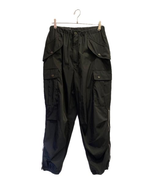 DRIES VAN NOTEN（ドリスヴァンノッテン）DRIES VAN NOTEN (ドリスヴァンノッテン) ジップカーゴパンツ ブラック サイズ:Mの古着・服飾アイテム