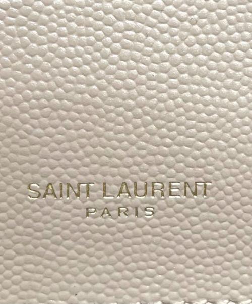 Saint Laurent Paris（サンローランパリ）Saint Laurent Paris (サンローランパリ) エンベロープ ミディアム/チェーンショルダーバッグ ベージュ サイズ:ミディアムの古着・服飾アイテム