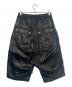 RICK OWENS (リックオウエンス) BELA PODS ( ベラ ポッズ ) ハーフ パンツ ブラック サイズ:46：15000円