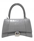BALENCIAGAバレンシアガ）の古着「クロコ型押し 2WAYショルダーバッグ」｜グレー