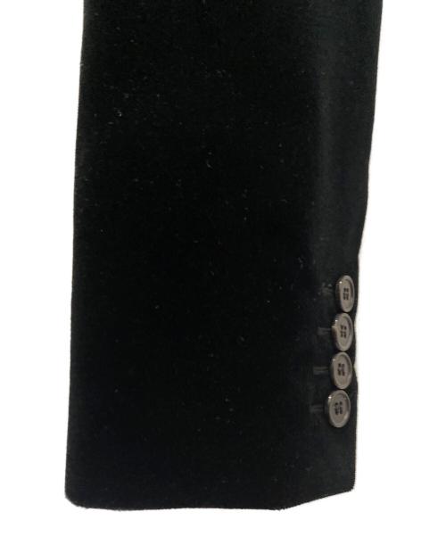 Saint Laurent Paris（サンローランパリ）Saint Laurent Paris (サンローランパリ) 2Bベロアテーラードジャケット ブラック サイズ:48の古着・服飾アイテム