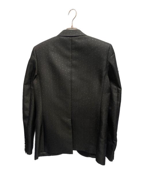 Saint Laurent Paris（サンローランパリ）Saint Laurent Paris (サンローランパリ) スモーキングドットテーラードジャケット ブラック サイズ:44の古着・服飾アイテム