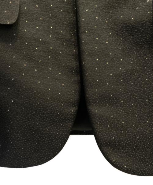 Saint Laurent Paris（サンローランパリ）Saint Laurent Paris (サンローランパリ) スモーキングドットテーラードジャケット ブラック サイズ:44の古着・服飾アイテム