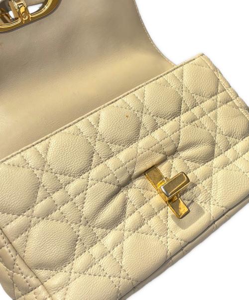 Christian Dior（クリスチャン ディオール）Christian Dior (クリスチャン ディオール) Dior Caro バッグ スモール ベージュ サイズ:SMALL/スモールの古着・服飾アイテム
