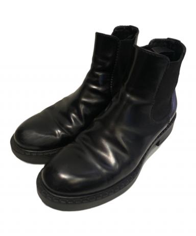 中古・古着通販】PRADA (プラダ) サイドゴアブーツ ブラック サイズ