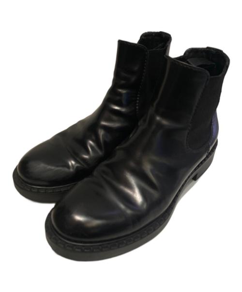 PRADA（プラダ）PRADA (プラダ) サイドゴアブーツ ブラック サイズ:26.5の古着・服飾アイテム