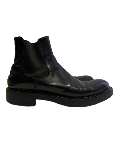 PRADA（プラダ）PRADA (プラダ) サイドゴアブーツ ブラック サイズ:26.5の古着・服飾アイテム