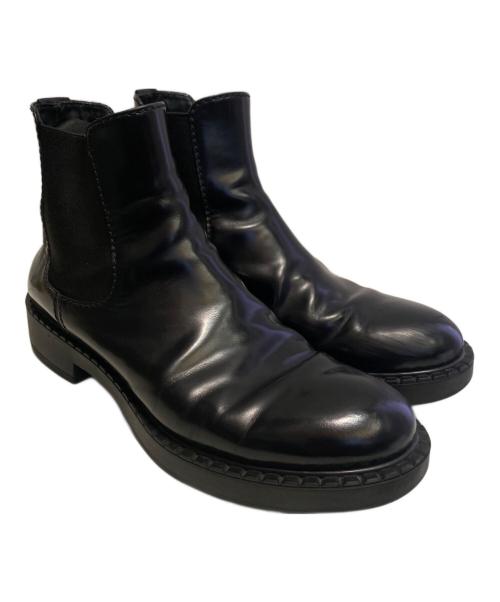PRADA（プラダ）PRADA (プラダ) サイドゴアブーツ ブラック サイズ:26.5の古着・服飾アイテム