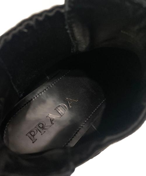 PRADA（プラダ）PRADA (プラダ) サイドゴアブーツ ブラック サイズ:26.5の古着・服飾アイテム