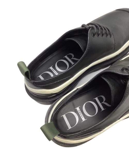 Dior（ディオール）Dior (ディオール) sacai (サカイ) Explorer Derby ブラック サイズ:43の古着・服飾アイテム