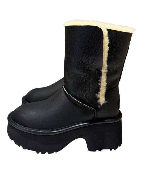 UGG（アグ）UGG (アグ) Esmee Leather Boot/エスミーレザーブーツ/1172590 ブラック サイズ:24cmの古着・服飾アイテム