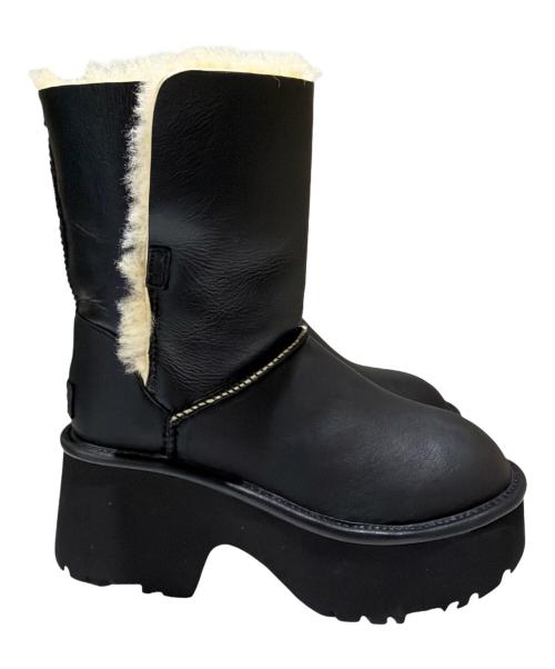 UGG（アグ）UGG (アグ) Esmee Leather Boot/エスミーレザーブーツ/1172590 ブラック サイズ:24cmの古着・服飾アイテム