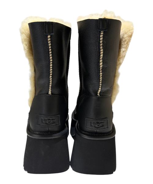 UGG（アグ）UGG (アグ) Esmee Leather Boot/エスミーレザーブーツ/1172590 ブラック サイズ:24cmの古着・服飾アイテム