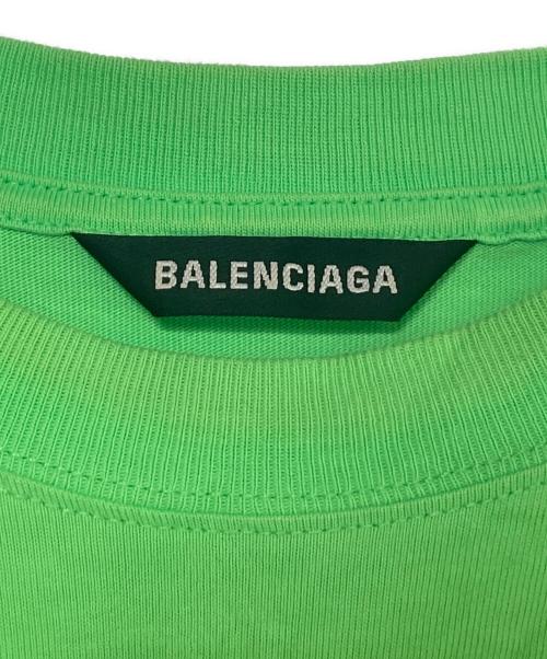 BALENCIAGA（バレンシアガ）BALENCIAGA (バレンシアガ) 牛プリントTシャツ グリーン サイズ:Mの古着・服飾アイテム