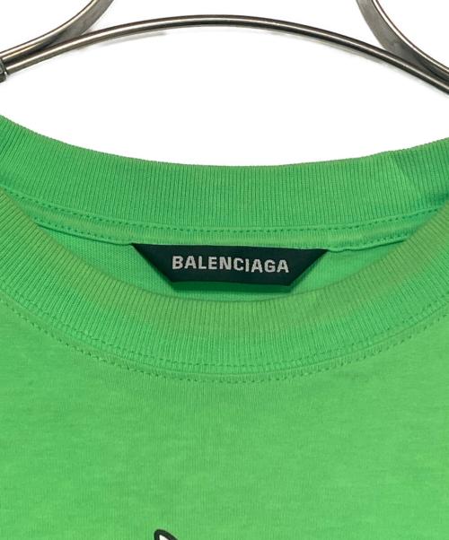 BALENCIAGA（バレンシアガ）BALENCIAGA (バレンシアガ) 牛プリントTシャツ グリーン サイズ:Mの古着・服飾アイテム