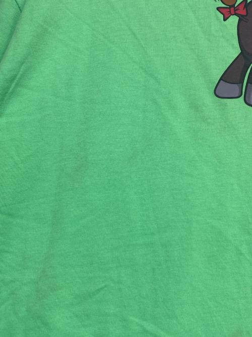 BALENCIAGA（バレンシアガ）BALENCIAGA (バレンシアガ) 牛プリントTシャツ グリーン サイズ:Mの古着・服飾アイテム