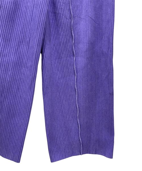 me ISSEY MIYAKE（ミーイッセイ ミヤケ）me ISSEY MIYAKE (ミーイッセイ ミヤケ) プリーツパンツ パープル サイズ:ーの古着・服飾アイテム