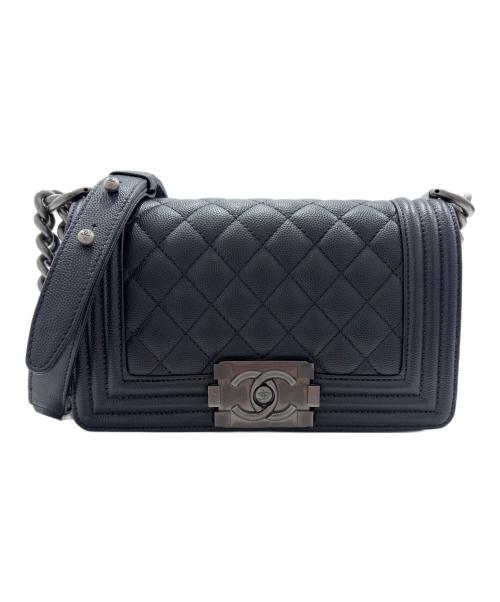 CHANEL（シャネル）CHANEL (シャネル) Boy Chanel Chain Shoulder Bag/ボーイシャネル 20 ブラック サイズ:20の古着・服飾アイテム