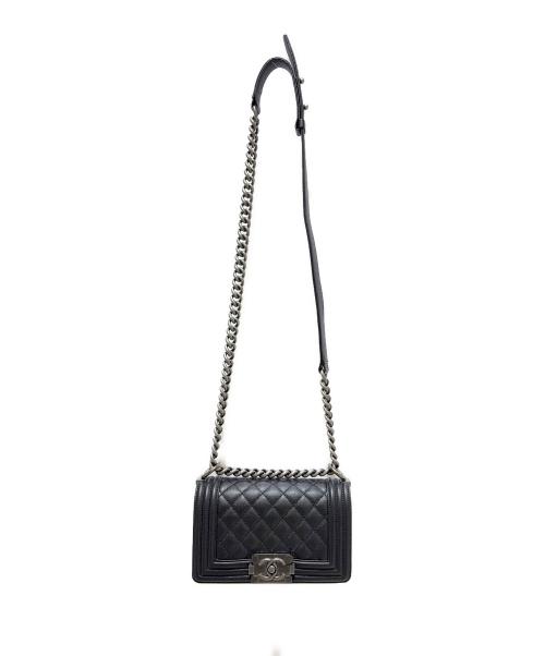 CHANEL（シャネル）CHANEL (シャネル) Boy Chanel Chain Shoulder Bag/ボーイシャネル 20 ブラック サイズ:20の古着・服飾アイテム