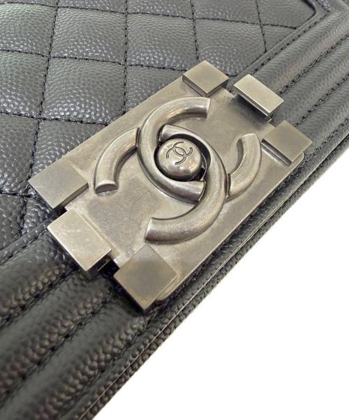 CHANEL（シャネル）CHANEL (シャネル) Boy Chanel Chain Shoulder Bag/ボーイシャネル 20 ブラック サイズ:20の古着・服飾アイテム