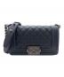 CHANEL（シャネル）の古着「Boy Chanel Chain Shoulder Bag/ボーイシャネル 20」｜ブラック