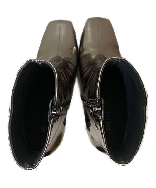 UNITED NUDE（ユナイテッドヌード）UNITED NUDE (ユナイテッドヌード) GLAM SQUARE BOOT シルバー サイズ:40の古着・服飾アイテム