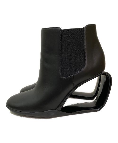 UNITED NUDE（ユナイテッドヌード）UNITED NUDE (ユナイテッドヌード) ヒールブーツ ブラック サイズ:39の古着・服飾アイテム
