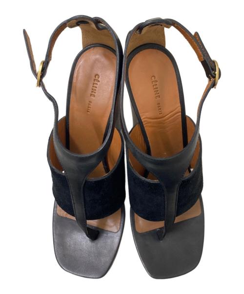 CELINE（セリーヌ）CELINE (セリーヌ) ストラップサンダル ブラック サイズ:36の古着・服飾アイテム