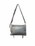 PRADA (プラダ) エティケットソフトルックスレザー ショルダーバッグ グレー：55000円