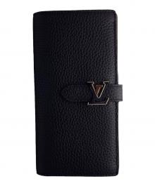 LOUIS VUITTON（ルイ ヴィトン）の古着「LVヴェルティカルウォレット/カプシーヌ/M81330」｜ブラック