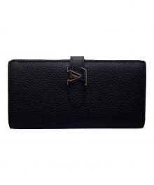 LOUIS VUITTON（ルイ ヴィトン）の古着「LVヴェルティカルウォレット/カプシーヌ/M81330」｜ブラック
