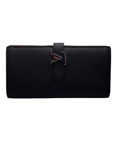 LOUIS VUITTON（ルイ ヴィトン）LOUIS VUITTON (ルイ ヴィトン) LVヴェルティカルウォレット/カプシーヌ/M81330 ブラックの古着・服飾アイテム