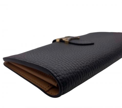 LOUIS VUITTON（ルイ ヴィトン）LOUIS VUITTON (ルイ ヴィトン) LVヴェルティカルウォレット/カプシーヌ/M81330 ブラックの古着・服飾アイテム