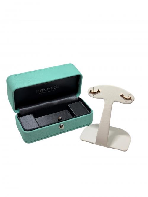 TIFFANY & Co.（ティファニー）TIFFANY & Co. (ティファニー) Tスマイル ミニ ピアス/ローズゴールド サイズ:ミニの古着・服飾アイテム