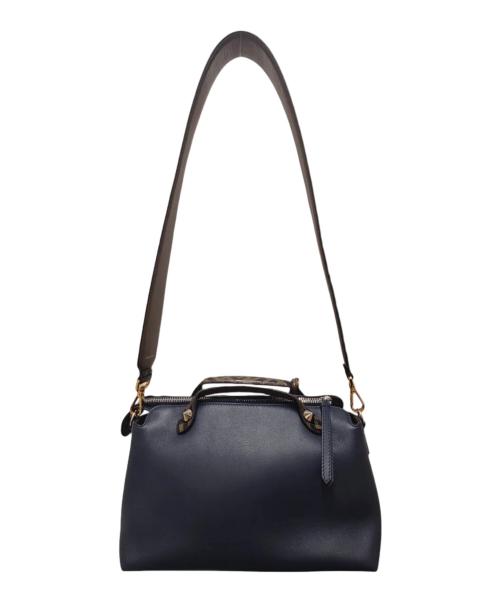 FENDI（フェンディ）FENDI (フェンディ) バイザウェイ ミディアム/2wayショルダーバッグ/ズッカ ネイビー×ブラウン サイズ:ミディアムの古着・服飾アイテム