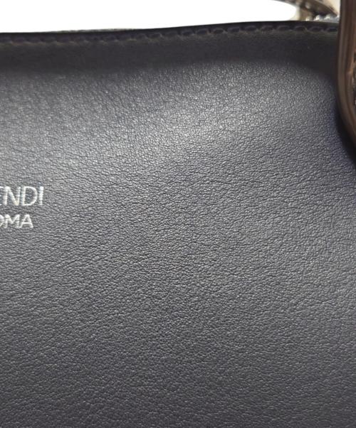 FENDI（フェンディ）FENDI (フェンディ) バイザウェイ ミディアム/2wayショルダーバッグ/ズッカ ネイビー×ブラウン サイズ:ミディアムの古着・服飾アイテム
