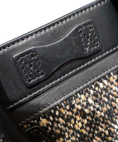 CELINE（セリーヌ）CELINE (セリーヌ) ラゲージ ナノ ショッパー/2WAYショルダーバッグ ブラック サイズ:ナノの古着・服飾アイテム