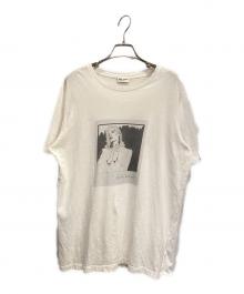 Saint Laurent Paris（サンローランパリ）の古着「プリントTシャツ」｜ホワイト