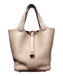 HERMES（エルメス）の古着「Picotin Lock PM ピコタンロック PM/トリヨンクレマンス/エトゥープ/T刻印：2015年製造/シルバー金具」｜エトゥープ